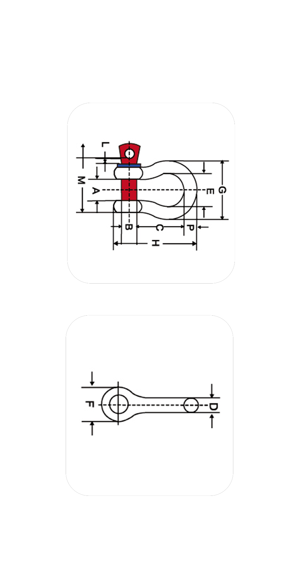 美标弓型卸扣G209产品细节手机版