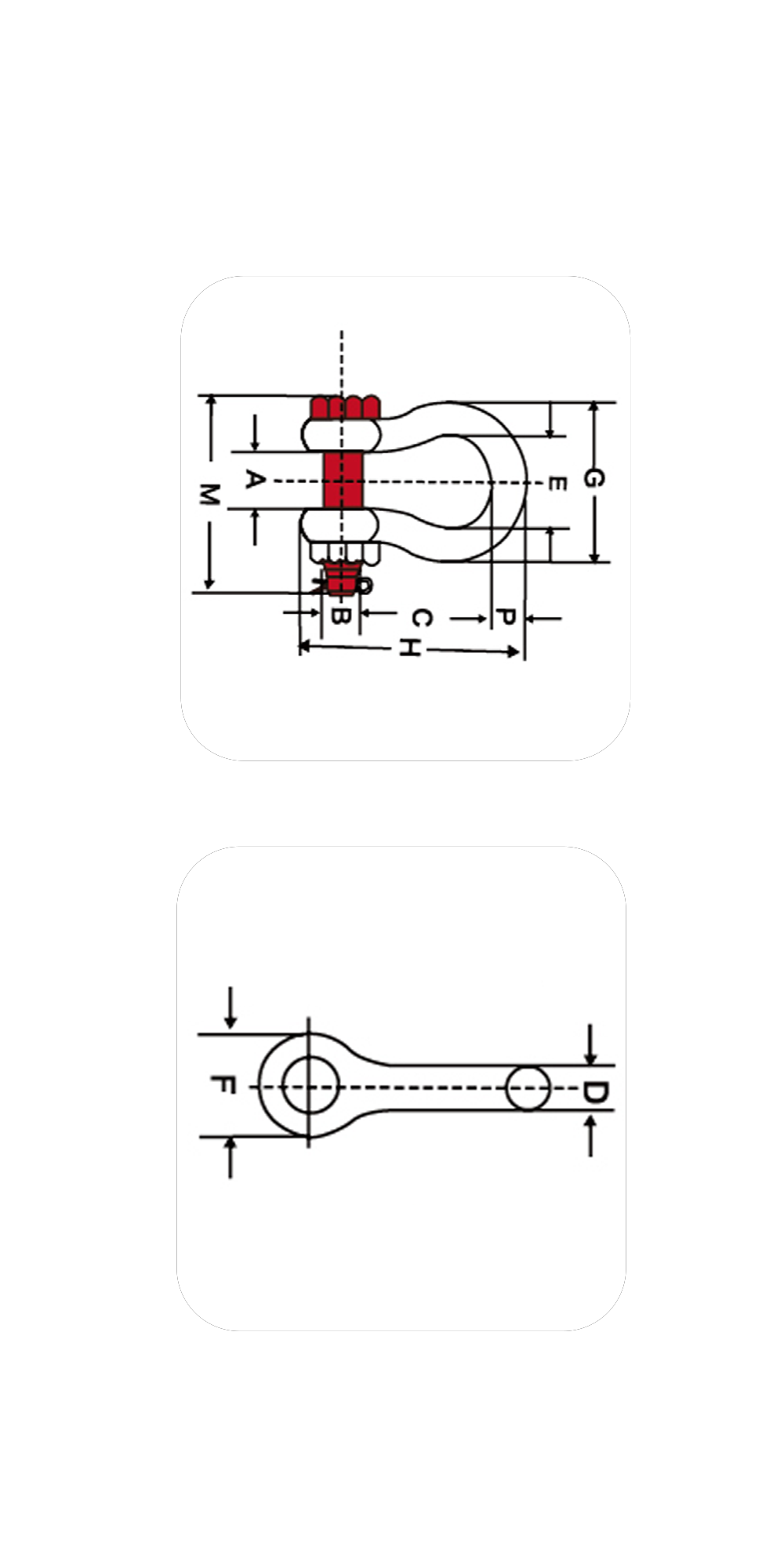 G2130美标弓型卸扣产品细节手机版